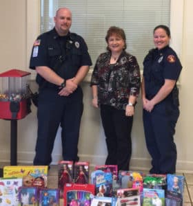 Collection of toys from Milledgeville toy drive