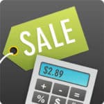 Calculator and "Sale" tag 