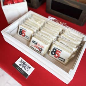 Cookies with icing celebrating 85 years of service
